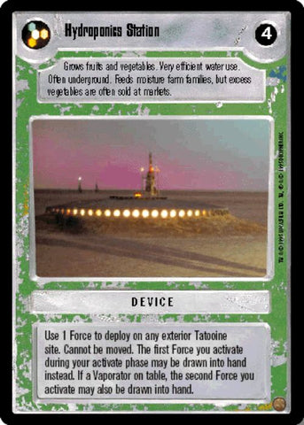 Star Wars CCG | Hydroponics Station - Premiere | The Nerd Merchant