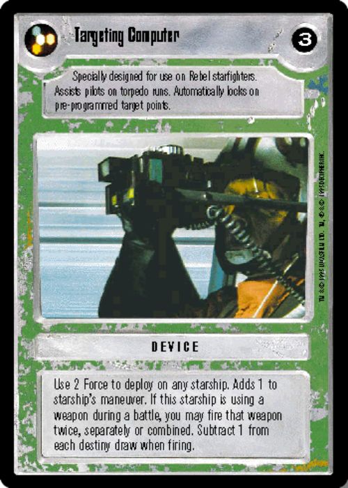 Star Wars CCG | Targeting Computer - Premiere | The Nerd Merchant