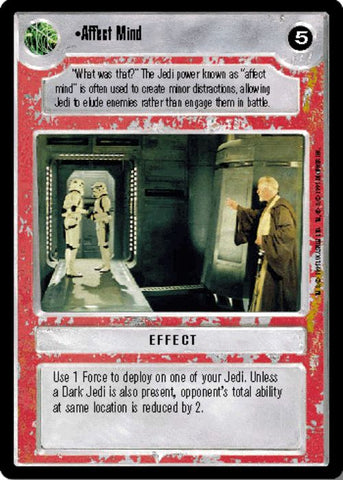 Star Wars CCG | Affect Mind - Premiere | The Nerd Merchant