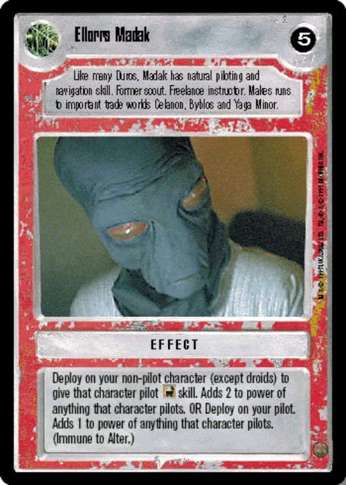 Star Wars CCG | Ellorrs Madak - Premiere | The Nerd Merchant