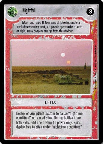 Star Wars CCG | Nightfall - Premiere | The Nerd Merchant
