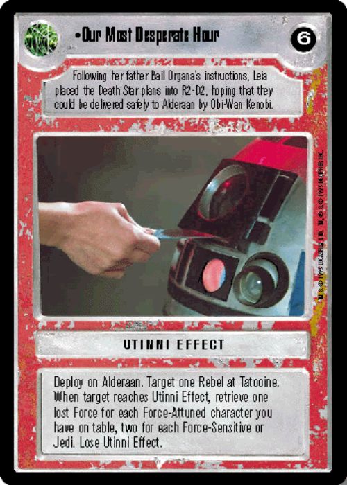 Star Wars CCG | Our Most Desperate Hour - Premiere | The Nerd Merchant