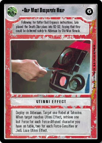 Star Wars CCG | Our Most Desperate Hour - Premiere | The Nerd Merchant