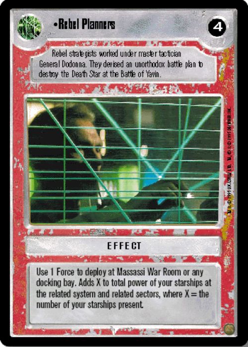 Star Wars CCG | Rebel Planners - Premiere | The Nerd Merchant