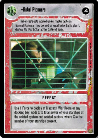 Star Wars CCG | Rebel Planners - Premiere | The Nerd Merchant