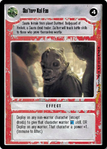 Star Wars CCG | Sai'torr Kal Fas - Premiere | The Nerd Merchant