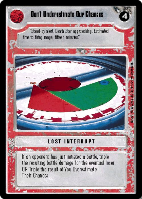 Star Wars CCG | Don't Underestimate Our Chances - Premiere | The Nerd Merchant