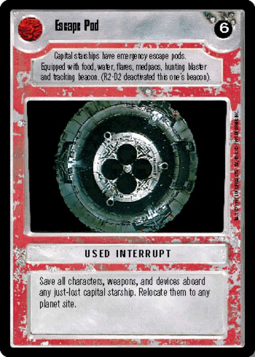 Star Wars CCG | Escape Pod - Premiere | The Nerd Merchant