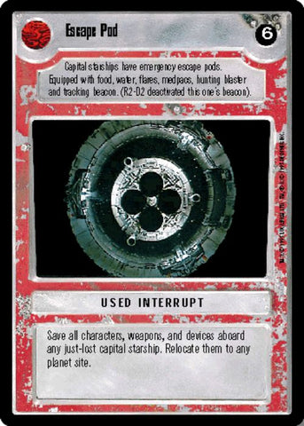 Star Wars CCG | Escape Pod - Premiere | The Nerd Merchant