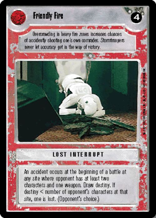 Star Wars CCG | Friendly Fire - Premiere | The Nerd Merchant
