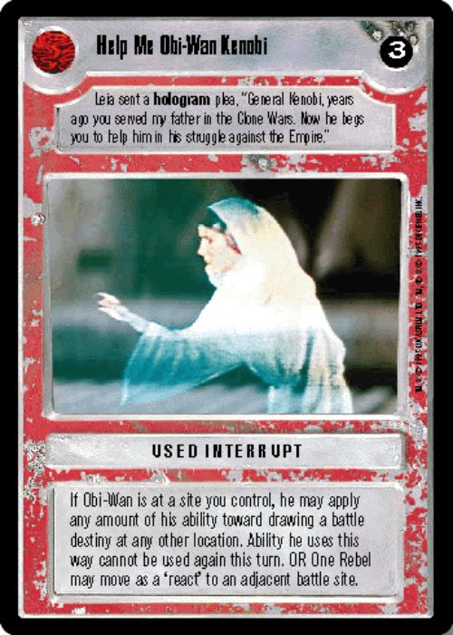 Star Wars CCG | Help Me Obi-Wan Kenobi - Premiere | The Nerd Merchant