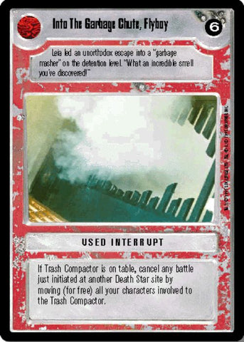 Star Wars CCG | Into The Garbage Chute, Flyboy - Premiere | The Nerd Merchant