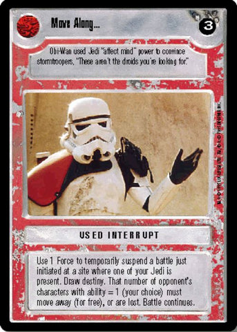Star Wars CCG | Move Along... - Premiere | The Nerd Merchant