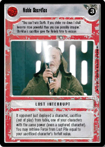 Star Wars CCG | Noble Sacrifice - Premiere | The Nerd Merchant