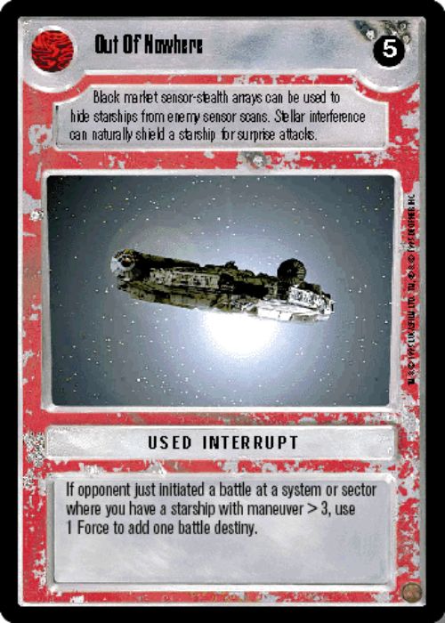 Star Wars CCG | Out Of Nowhere - Premiere | The Nerd Merchant