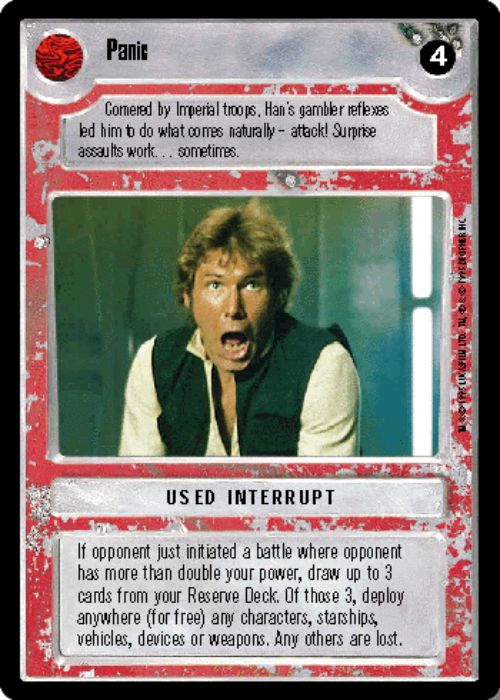 Star Wars CCG | Panic - Premiere | The Nerd Merchant