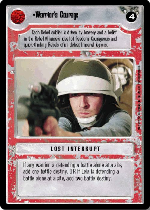 Star Wars CCG | Warrior's Courage - Premiere | The Nerd Merchant
