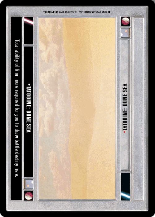 Star Wars CCG | Tatooine: Dune Sea - Premiere | The Nerd Merchant