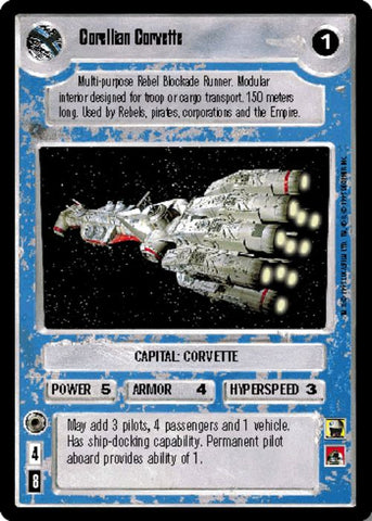 Star Wars CCG | Corellian Corvette - Premiere | The Nerd Merchant