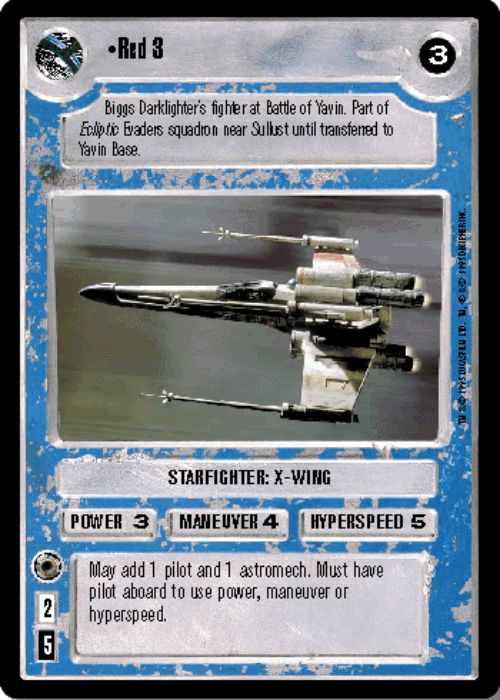 Star Wars CCG | Red 3 - Premiere | The Nerd Merchant