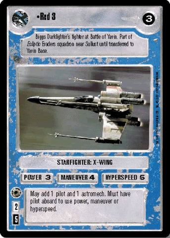 Star Wars CCG | Red 3 - Premiere | The Nerd Merchant