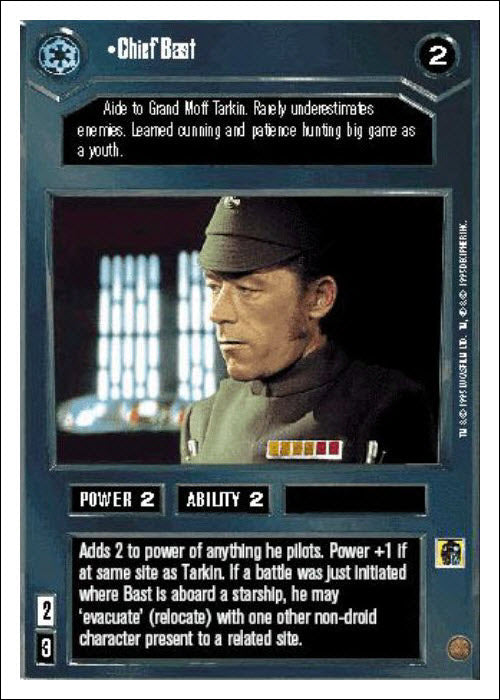 Star Wars CCG | Chief Bast - Premiere WB | The Nerd Merchant