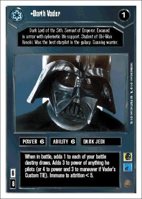 Star Wars CCG | Darth Vader - Premiere WB | The Nerd Merchant