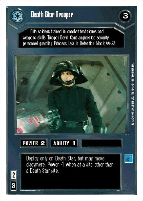 Star Wars CCG | Death Star Trooper - Premiere WB | The Nerd Merchant