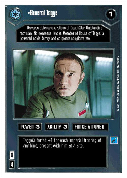 Star Wars CCG | General Tagge - Premiere WB | The Nerd Merchant