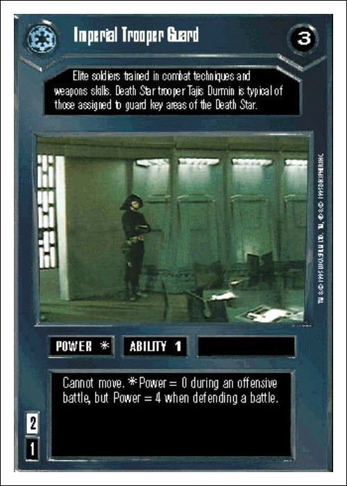 Star Wars CCG | Imperial Trooper Guard - Premiere WB | The Nerd Merchant