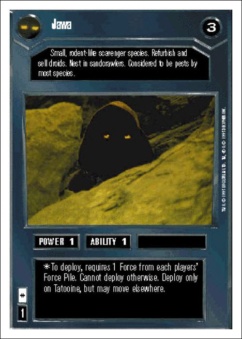 Star Wars CCG | Jawa [Dark] - Premiere WB | The Nerd Merchant