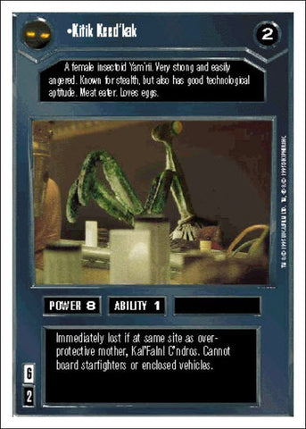 Star Wars CCG | Kitik Keed'kak - Premiere WB | The Nerd Merchant