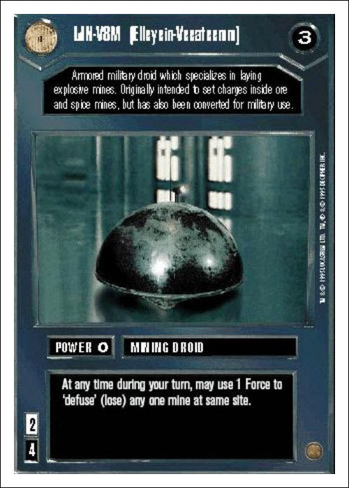 Star Wars CCG | LIN-V8M (Elleyein-Veeateemm) - Premiere WB | The Nerd Merchant
