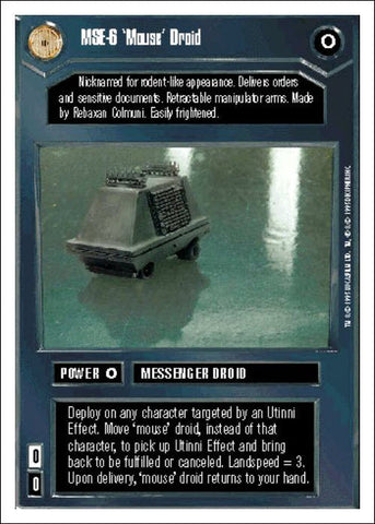 Star Wars CCG | MSE-6 'Mouse' Droid - Premiere WB | The Nerd Merchant