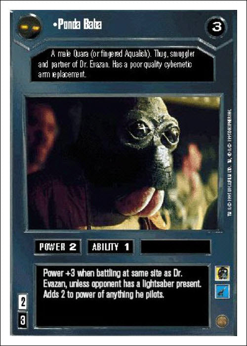 Star Wars CCG | Ponda Baba - Premiere WB | The Nerd Merchant
