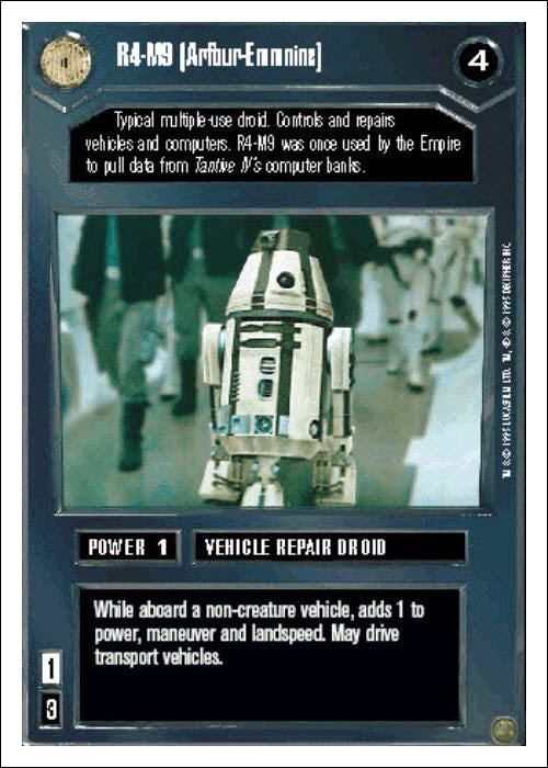 Star Wars CCG | R4-M9 (Arfour-Emmnine) - Premiere WB | The Nerd Merchant