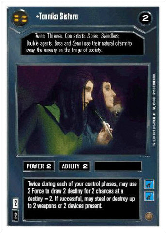 Star Wars CCG | Tonnika Sisters - Premiere WB | The Nerd Merchant