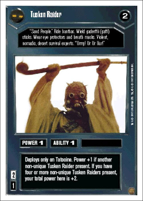 Star Wars CCG | Tusken Raider - Premiere WB | The Nerd Merchant
