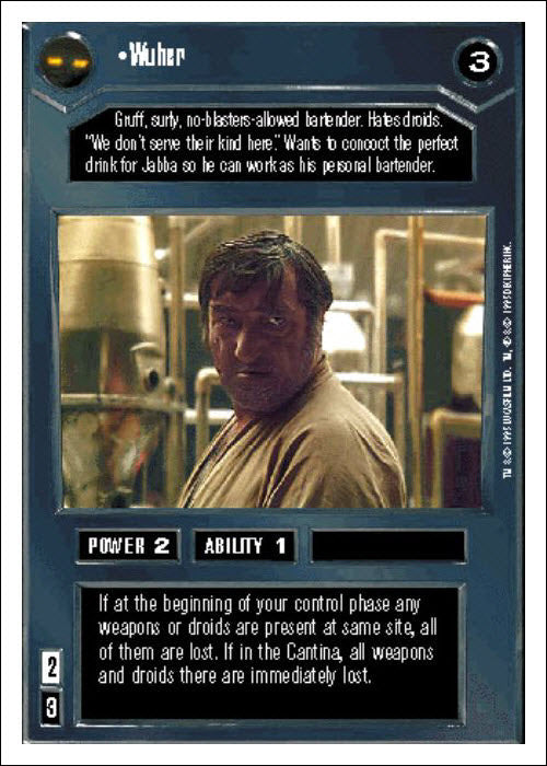Star Wars CCG | Wuher - Premiere WB | The Nerd Merchant