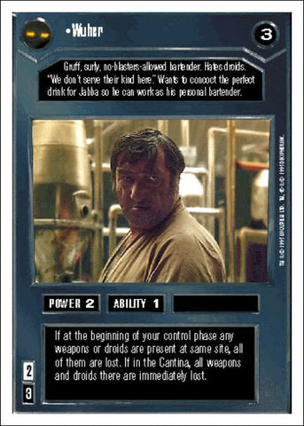Star Wars CCG | Wuher - Premiere WB | The Nerd Merchant