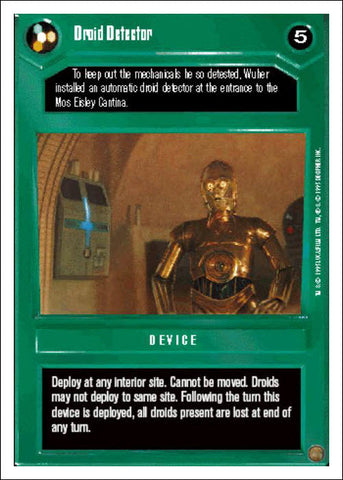 Star Wars CCG | Droid Detector - Premiere WB | The Nerd Merchant