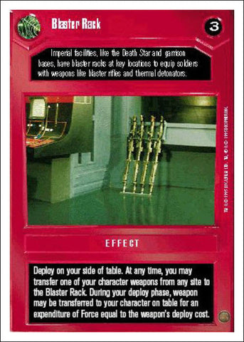 Star Wars CCG | Blaster Rack - Premiere WB | The Nerd Merchant