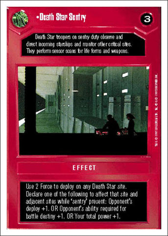 Star Wars CCG | Death Star Sentry - Premiere WB | The Nerd Merchant