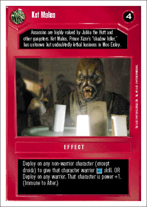 Star Wars CCG | Ket Maliss - Premiere WB | The Nerd Merchant