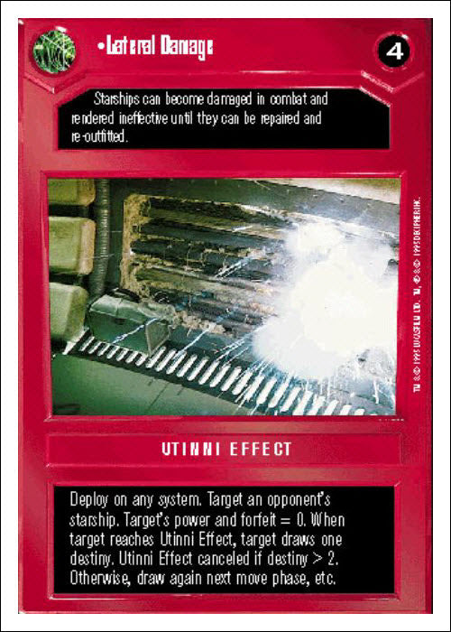 Star Wars CCG | Lateral Damage - Premiere WB | The Nerd Merchant