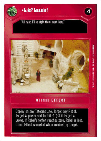 Star Wars CCG | Luke? Luuuuke! - Premiere WB | The Nerd Merchant