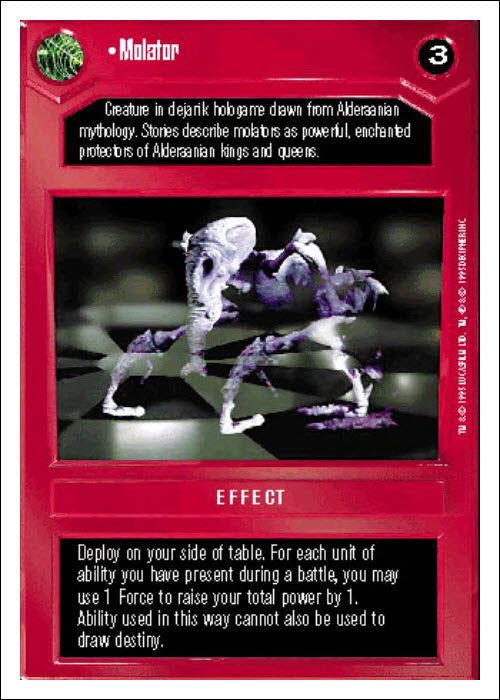 Star Wars CCG | Molator - Premiere WB | The Nerd Merchant