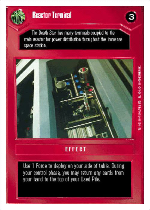 Star Wars CCG | Reactor Terminal - Premiere WB | The Nerd Merchant