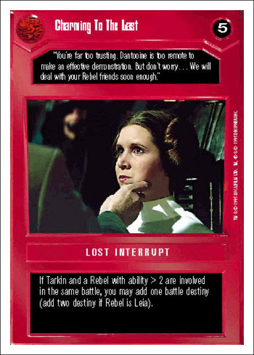 Star Wars CCG | Charming To The Last - Premiere WB | The Nerd Merchant