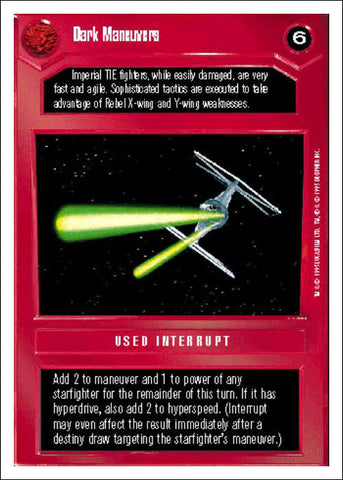 Star Wars CCG | Dark Maneuvers - Premiere WB | The Nerd Merchant
